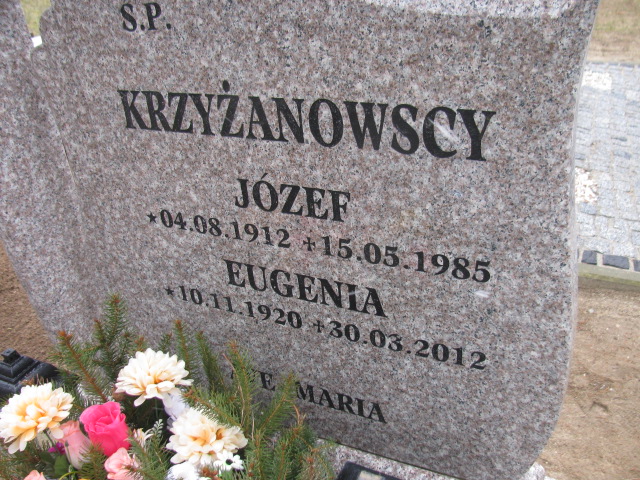 Grób Eugenia Krzyżanowska