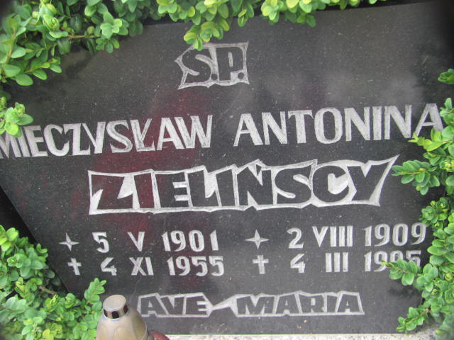 Mieczysław Zieliński 1901 Chojna - Grobonet - Wyszukiwarka osób pochowanych