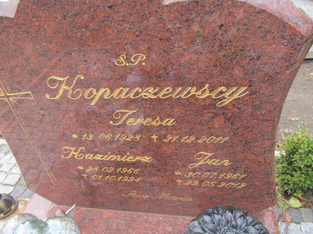 Grób Kazimierz Kopaczewski