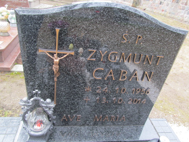 Zygmunt Caban 1956 Chojna - Grobonet - Wyszukiwarka osób pochowanych
